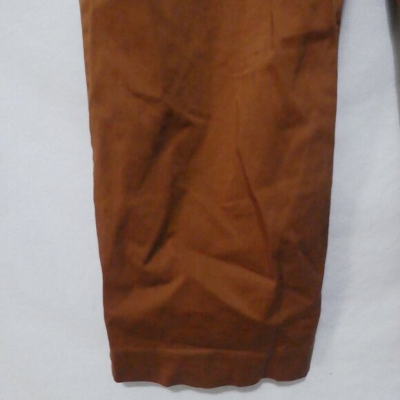 M&S COLLECTION | UK 12 | Stylish Brown Straight Leg Capris - Picture 15 of 16